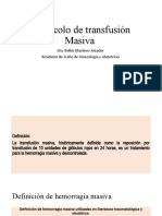 Protocolo de Transfusión Masiva