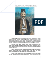 Biografi Sultan Agung Tirtayasa