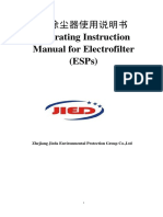 Operating Instruction Manual For Electrofilter