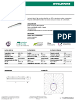 Ficha de Luminaria Fem Led 2200LM 18W - P25607 (P24358)