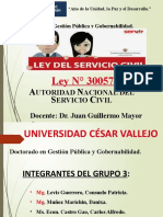 Ley 30057 - LEY SERVIR