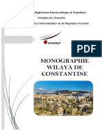 Monographie Wilaya Constatine