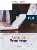 Prodecon Criterios Pendientes de Publicarse