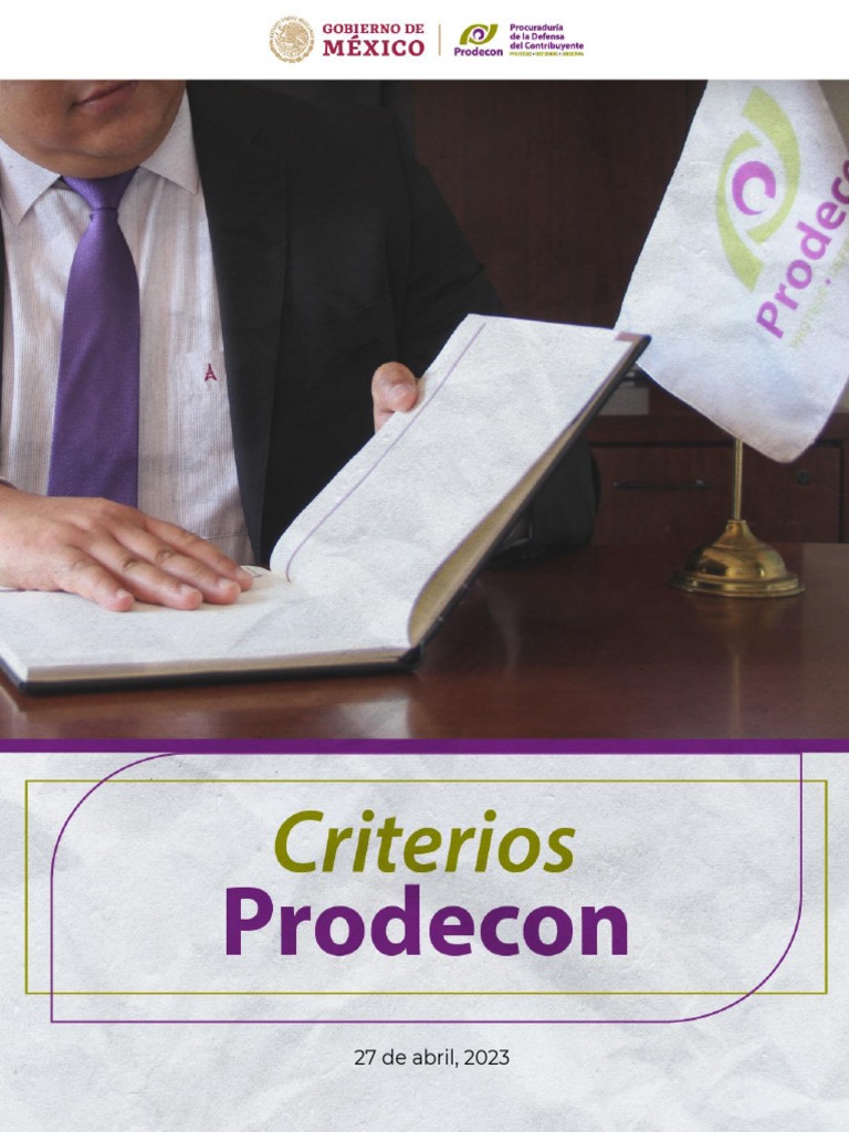 Prodecon Criterios Pendientes de Publicarse PDF Impuesto sobre la