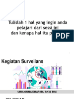 Kegiatan Surveilans (Pengumpulan Data)