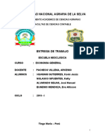 Universidad Nacional Agraria de La Selva: Departamento Academico de Ciencias Agrarias Facultad de Ciencias Contable