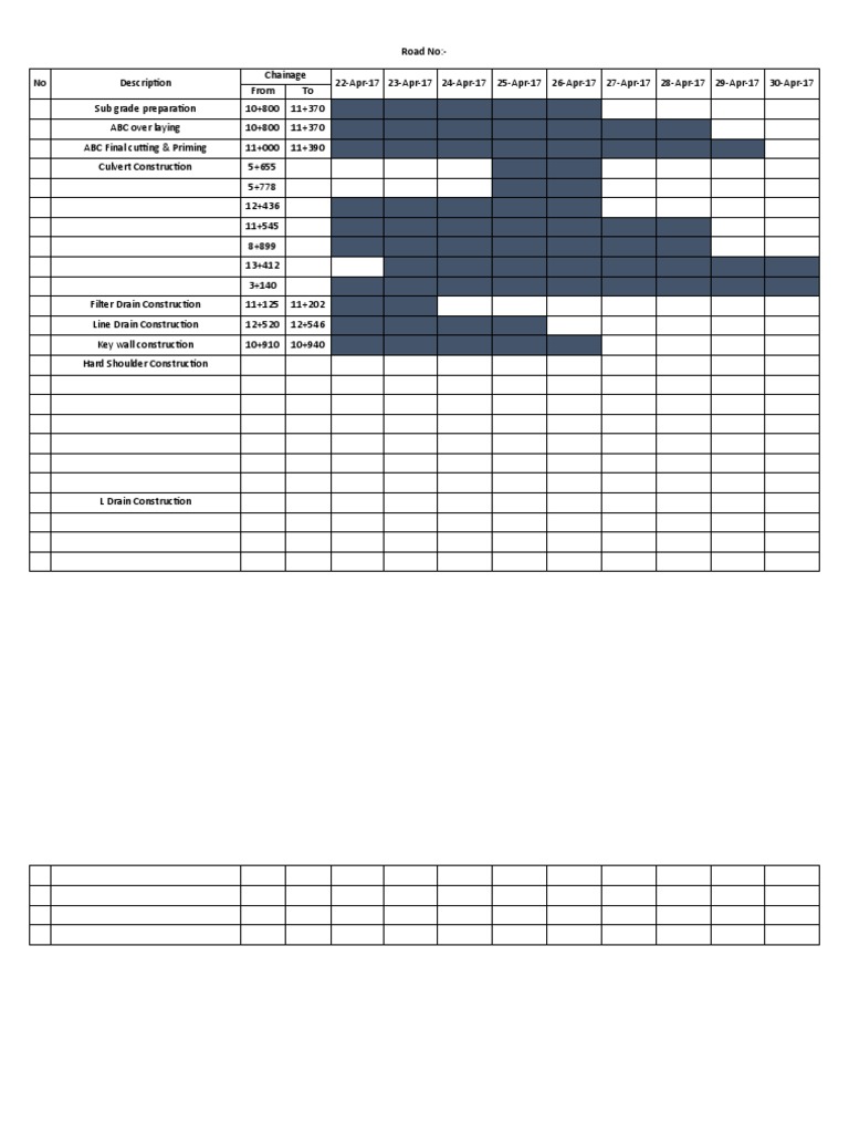 Format For Weekly Programme | PDF