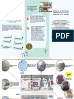 Folleto Tríptico Guía Campaña Sobre Ecología y Sostenibilidad Informativo Ilustrado Verde y Marrón