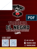 MENU Taqueria El Negro - 2021 Codigo QR