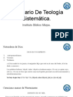 Seminario de Teología Sistemática.