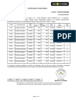 Certificado de Cotizaciones AFPModelo