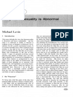Why Homosexuality Is Abnormal (Ethics in Practice Edition) (2002) by Michael Levin
