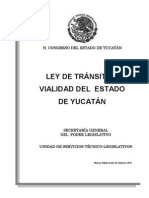 Ley Transito Vialidad Estado Yucatan 2011
