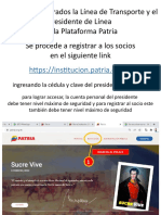 Instructivo de Acceso Al Link Institucion de Plataforma Patria