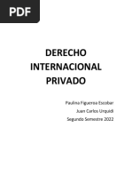 Derecho Internacional Privado