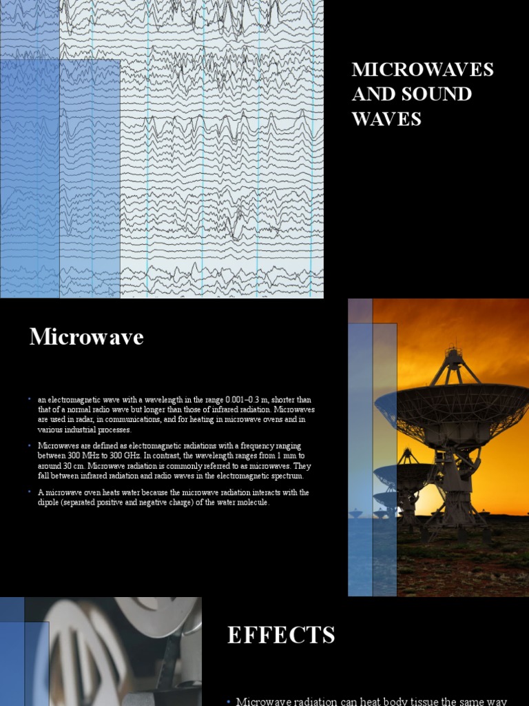 Microwaves and Sound Waves PDF Microwave Radiation