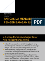 Pancasila Menjadi Dasar Pengembangan Ilmu Oleh Eris R 1-1