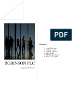 Group C - Robinson PLC