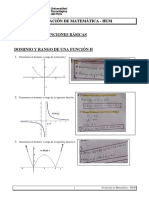 Dominio y Rango de Una Función II