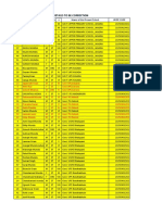 Correction ESCORT SHEET