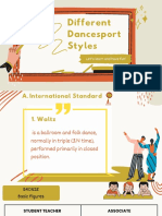 Different Dancesport Styles