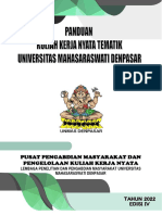 Buku Panduan KKN Tematik Universitas Mahasaraswati Denpasar