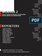 Cdi 302 Reporting (Group 2)