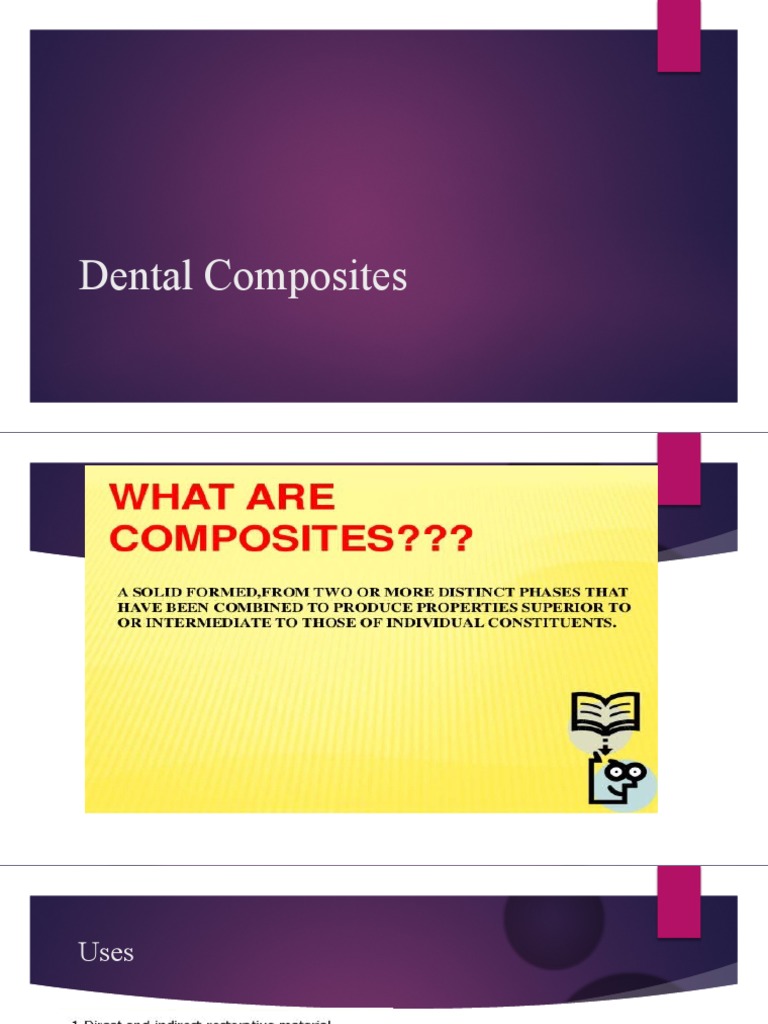 Dental Composites PDF Dental Composite Composite Material