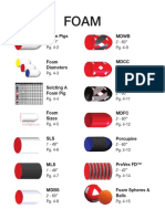 Type of Foam Pigs For Cross Country Pipelines