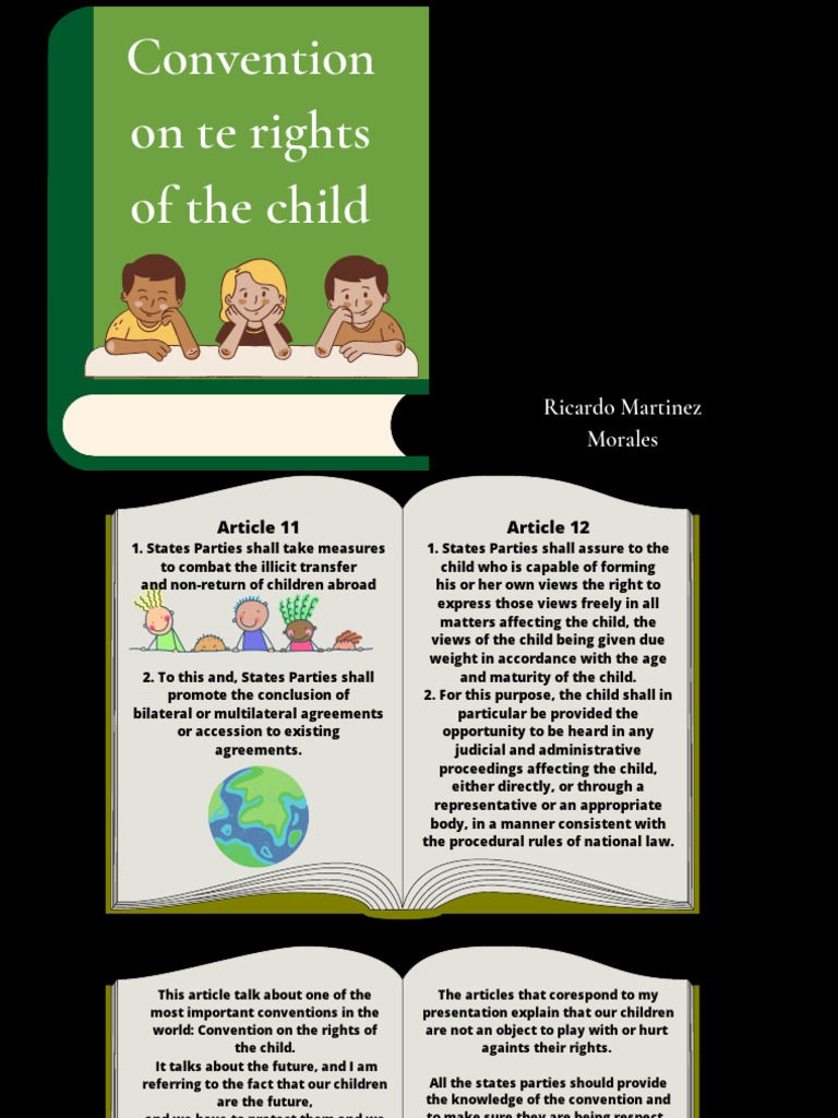 Convention On Te Rights of The Child | PDF | Government | Social ...