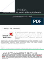 Final Exam Organizational Behaviour & Managing People