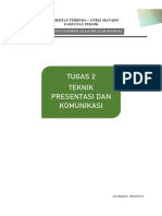 Tugas 2 - Teknik Presentasi Dan Komunikasi