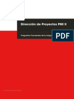 Direccion de Proyectos PMI II. Preguntas Frecuentes