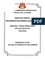 Kertas Kerja Bengkel Teknik Menjawab Biologi