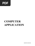 Computer Application