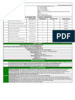 S/N Description Part Number Quantity (PC) Unit Price ($) Total Price ($) Date: 19 August, 2021 Quote No.: GN20210819A