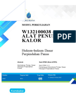 W132100038 - Alat Penukar Kalor: Hukum-Hukum Dasar Perpindahan Panas