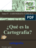 Tema 8 - Cartografía y Escala