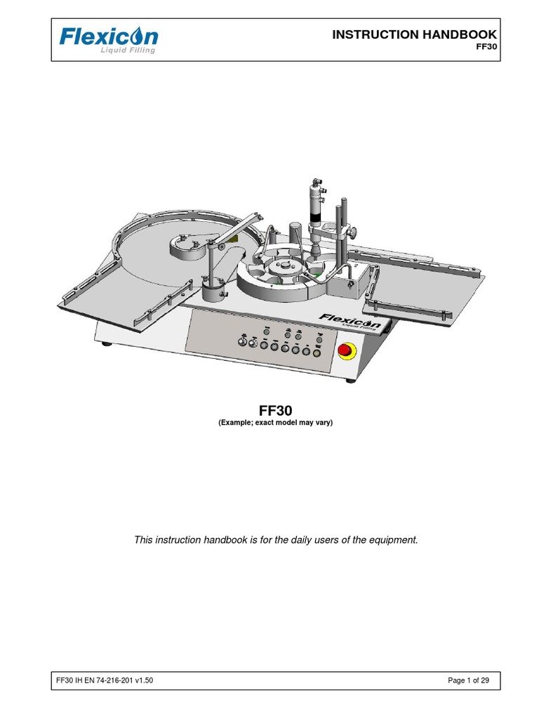 FF30 Instruction Handbook | PDF | Screw | Alternating Current