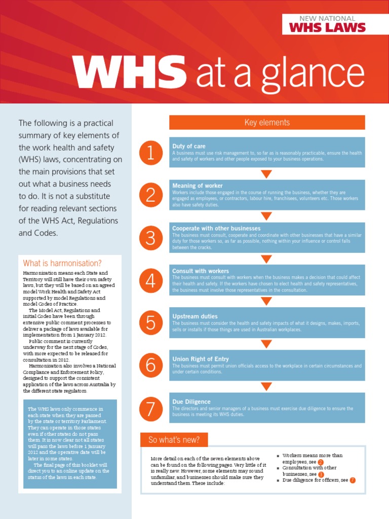 Understanding Work Health Safety Laws | PDF | Occupational Safety And ...