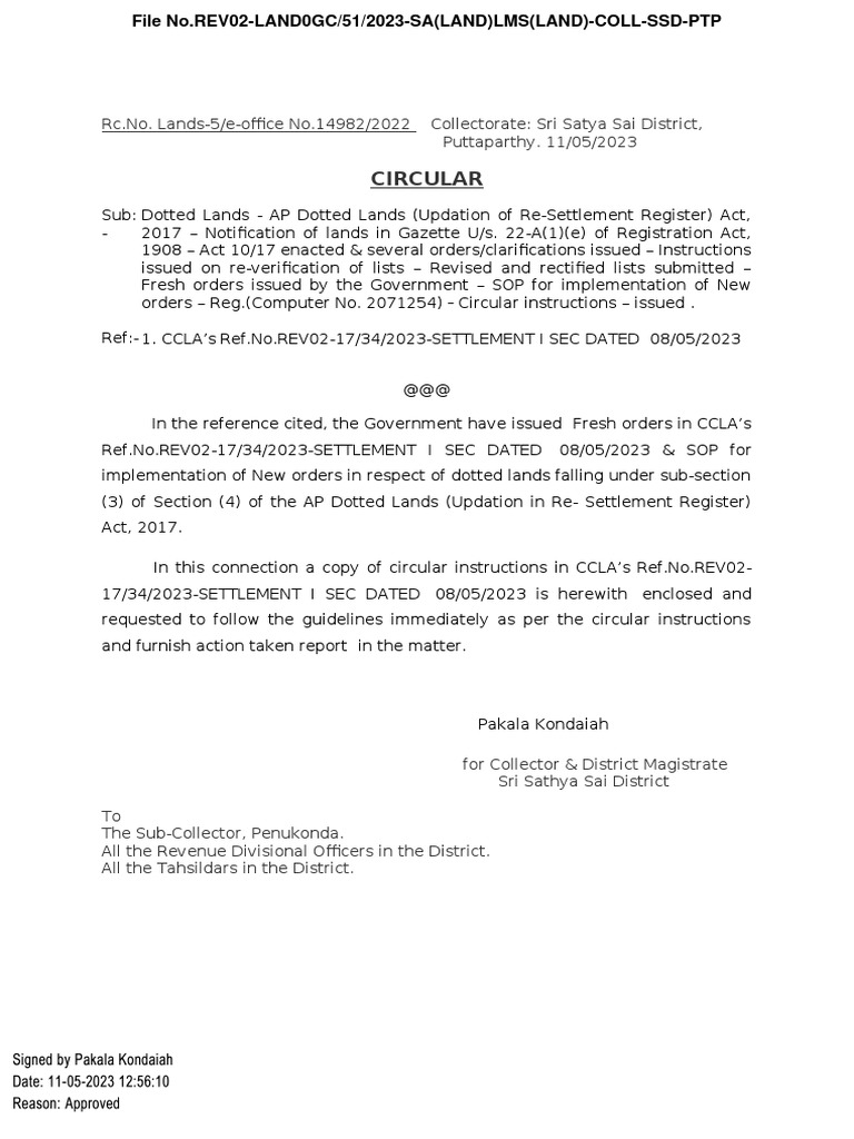 circular-instructions-on-dotted-lands-from-ccla-pdf-justice-crime