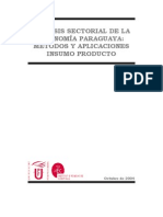 Análisis Sectorial de La Economía Paraguaya - Métodos y Aplicaciones Insumo Producto - BCP - PortalGuarani