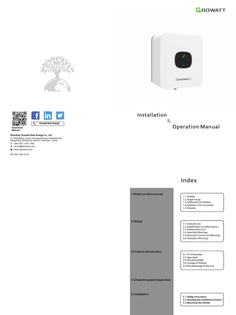 MIC 600-3300TL-X User Manual EN 202112 | PDF | Photovoltaics.