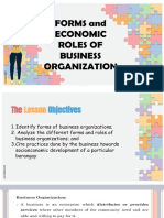 Org&mngt Forms of Bus Org