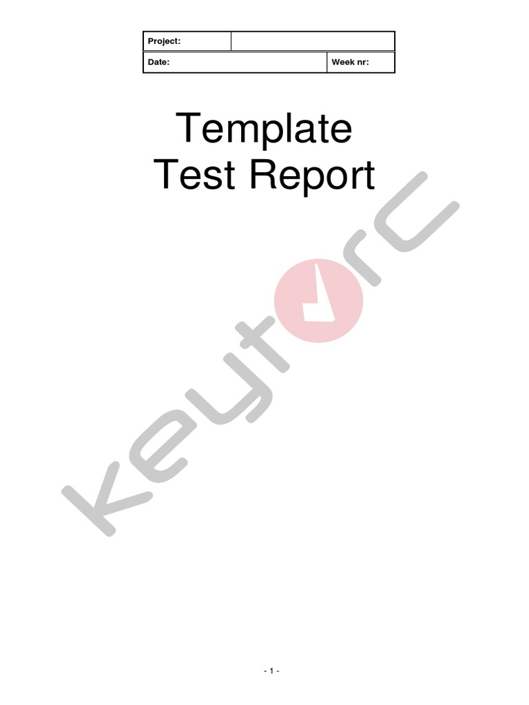 8 - Test Report Template | PDF | Software Testing | Systems Engineering