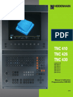 TNC 410 TNC 426 TNC 430: Manuel D'utilisation Programmation DIN-ISO