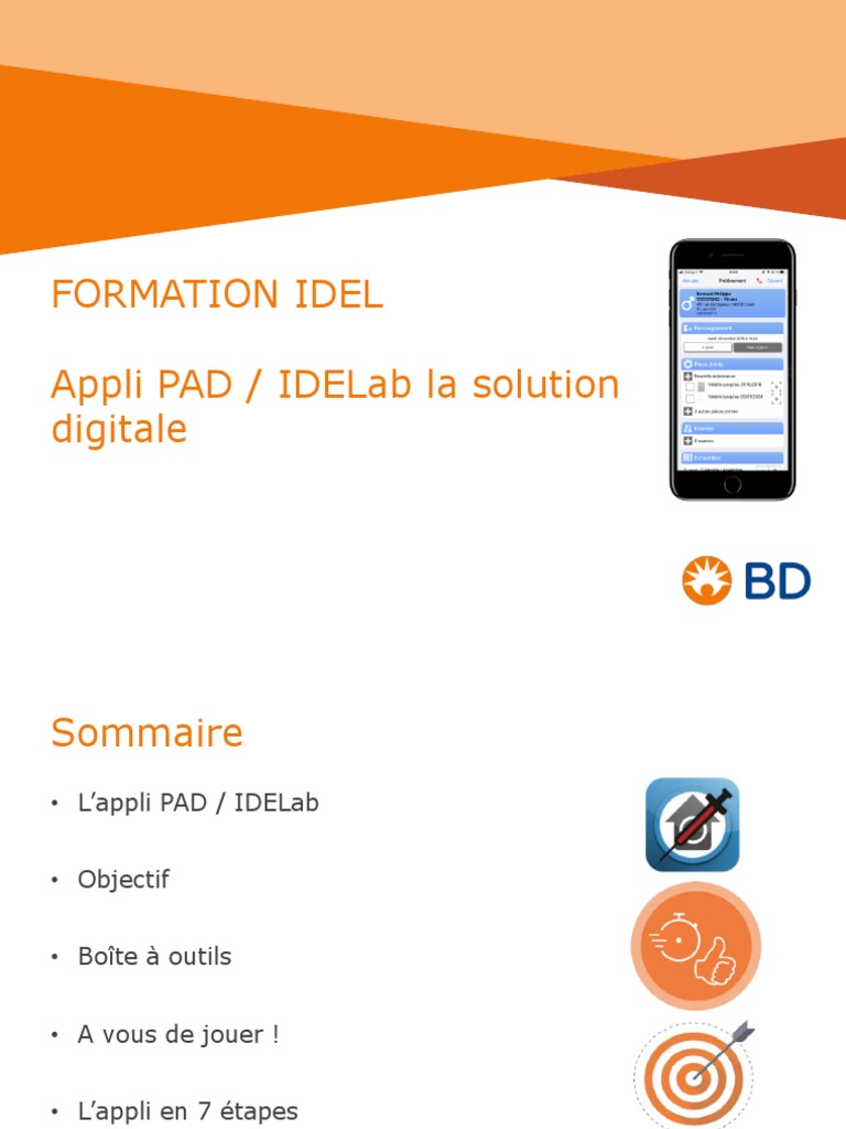 Appli PAD/IDELab : Simplifiez le Prélèvement | PDF | Application ...