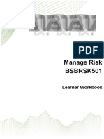 BSBRSK501 Manage Risk Learner Workbook v2.0 March 2021 1 2531