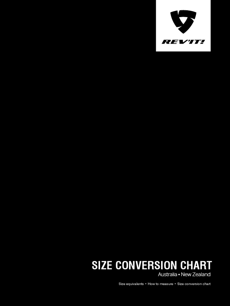 Size Conversion PDF Waist Fashion