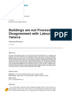 Buildings are not Processes_ A Disagreement with Latour and Yaneva